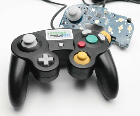 Gooms GC PhobGCC 2.0 with Lubed Triggers - Professional GameCube Controller for Tournament Players - Pretuned Phob Custom Motherboard Precise Inputs Competitive Black in Saudi Arabia