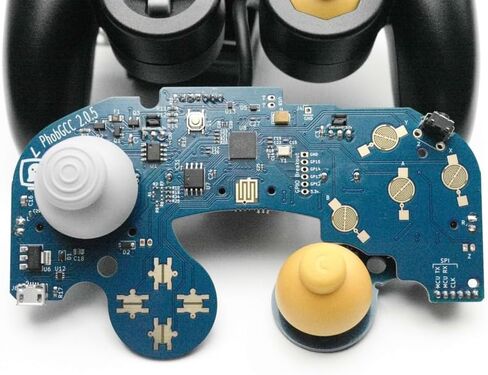 Gooms GC PhobGCC 2.0 with Lubed Triggers - Professional GameCube Controller for Tournament Players - Pretuned Phob Custom Motherboard Precise Inputs Competitive Black in Saudi Arabia