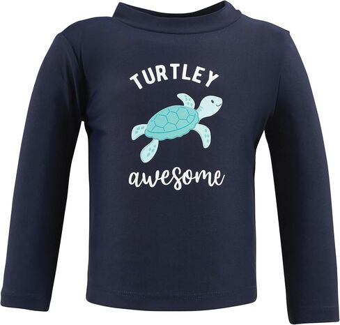 Hudson Baby Unisex Baby Swim Rashguard Set, Sea Turtle, 5T in Saudi Arabia