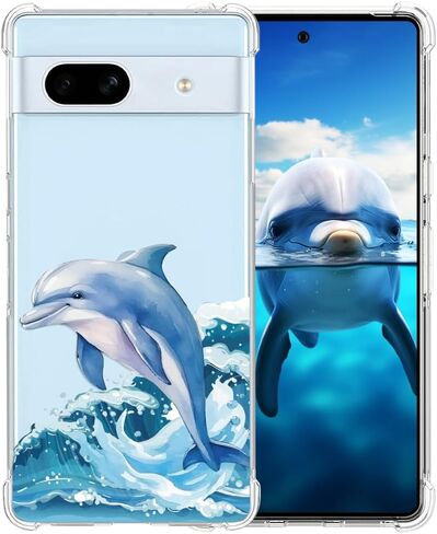 حافظة YEPO لهاتف Google Pixel 7A زهرة شفافة، حافظة واقية من مادة TPU مقاومة للصدمات بتصميم عصري لهاتف Google Pixel 7A in Saudi Arabia