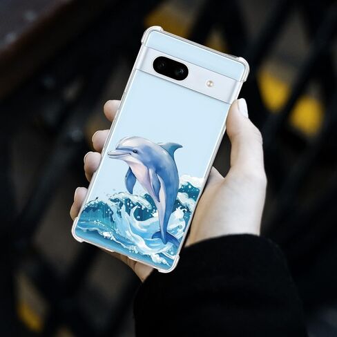 حافظة YEPO لهاتف Google Pixel 7A زهرة شفافة، حافظة واقية من مادة TPU مقاومة للصدمات بتصميم عصري لهاتف Google Pixel 7A in Saudi Arabia