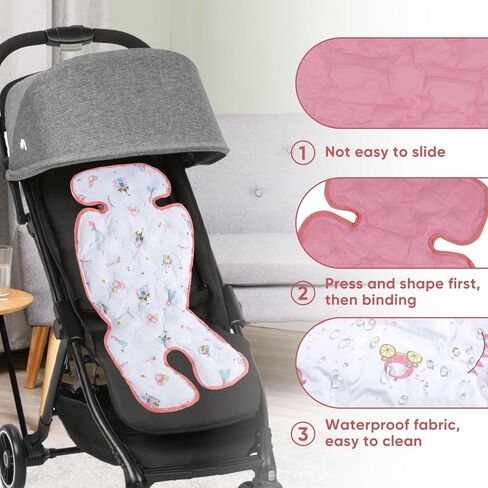 وسادة تبريد عالمية لعربة الأطفال، جل صيفي لمقعد السيارة للأطفال، بطانة مقعد تبريد لكرسي طعام الطفل، مقعد أمان للأطفال (الدب الأزرق) in Kuwait