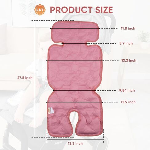 وسادة تبريد عالمية لعربة الأطفال، جل صيفي لمقعد السيارة للأطفال، بطانة مقعد تبريد لكرسي طعام الطفل، مقعد أمان للأطفال (الدب الأزرق) in Kuwait