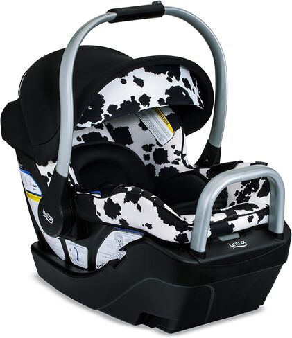 Britax Willow SC Infant Car Seat, Rear-Facing Car Seat with Alpine Base, ClickTight Technology, RightSize System, Cowmooflage in Saudi Arabia