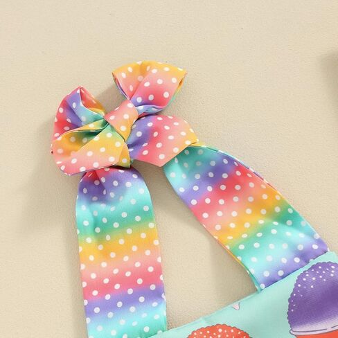 Baby Girl Birthday Romper Ruffle Sleeve Letter One Print Ice Cream/Donut Bodysuit With Tutu Skirt Cake Smash Sunsuit in Kuwait