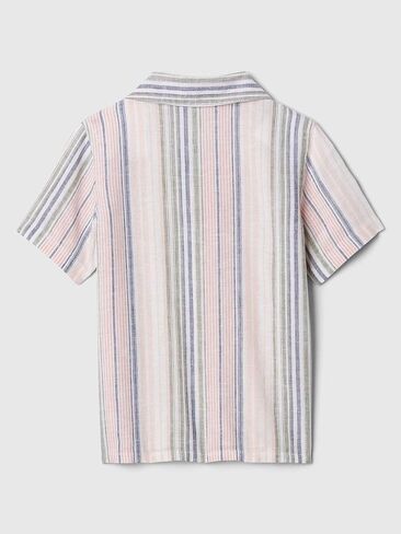 توب GAP Baby Boys' Ss Linen Resort in Kuwait