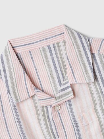 توب GAP Baby Boys' Ss Linen Resort in Kuwait