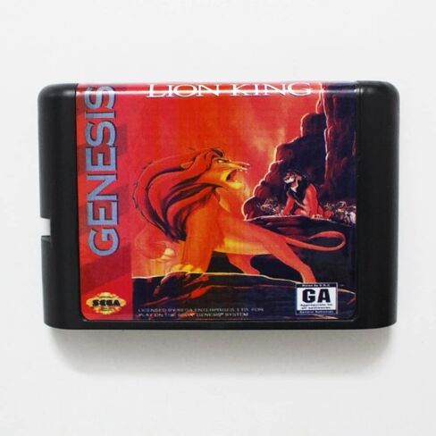 Gamevortex The Lion King Game Cartridge for Sega Genesis Mega Drive Console in Saudi Arabia