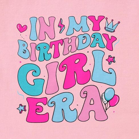 Birthday Girl Shirt Toddler Baby Girl in My Birthday Girl Era T Shirt Short Sleeve Party Outfit Kids Summer Tee Top in Kuwait