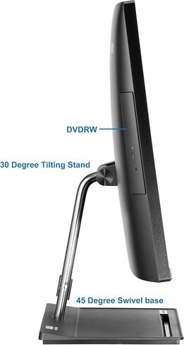 Lenovo ThinkCentre Neo 30a All-in-One 27" IPS FHD Computer, Intel i5-12450H, 32GB RAM, 1TB NVMe SSD, WiFi, Bluetooth, Webcam, DVDRW, Windows 11 Pro, Black, Gen 3 AIO Desktop in Saudi Arabia