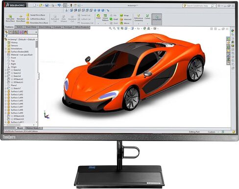 Lenovo ThinkCentre Neo 30a All-in-One 27" IPS FHD Computer, Intel i5-12450H, 32GB RAM, 1TB NVMe SSD, WiFi, Bluetooth, Webcam, DVDRW, Windows 11 Pro, Black, Gen 3 AIO Desktop in Saudi Arabia
