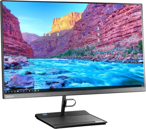 Lenovo ThinkCentre Neo 30a All-in-One 27" IPS FHD Computer, Intel i5-12450H, 32GB RAM, 1TB NVMe SSD, WiFi, Bluetooth, Webcam, DVDRW, Windows 11 Pro, Black, Gen 3 AIO Desktop in Saudi Arabia