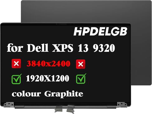 بديل لجهاز Dell XPS 13 Plus 9320 9PG51 09PG51 1920x1200 13.4 بوصة LCD تعمل باللمس محول الأرقام الجمعية (الجرافيت) in Saudi Arabia