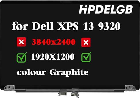 بديل لجهاز Dell XPS 13 Plus 9320 9PG51 09PG51 1920x1200 13.4 بوصة LCD تعمل باللمس محول الأرقام الجمعية (الجرافيت) in Saudi Arabia