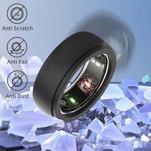 4 قطع من غطاء حماية الحلقات الذكية من BO&DQQ متوافق مع Oura Ring Gen3/SAMSUNG Galaxy Ring/ULTRAHUMAN Ring AIR/RingConn، حافظة رفيعة وناعمة من السيليكون ملحقات الرجال والنساء in Kuwait