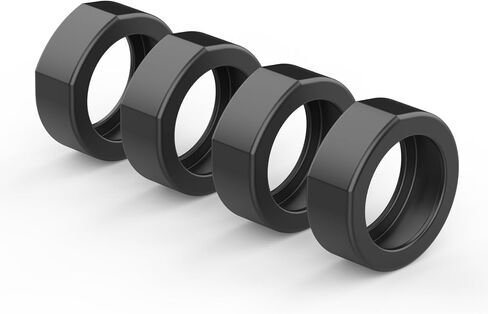 غطاء حلقي من السيليكون متوافق مع واقي حلقة Oura، جراب مرن لجهاز Oura Ring Gen 3 للتمرين (متوافق مع التراث، 2 أسود 2 شفاف، M) in Kuwait