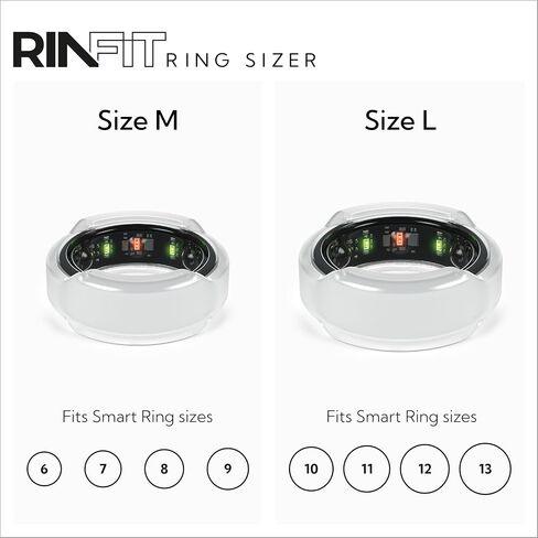 Rinfit Smart Ring Protector - SlimFit | Slim Flexible Silicone Cover, Comfortable Fit for Smart Rings, Ideal for Workouts, Gym & Active Lifestyles, Patented Design in Kuwait