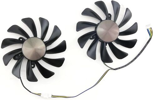 Durable GAA8S2U Graphics Card Fan Replacement GPU Cooling Fan Cooler for ZOTAC GTX1080ti 1080 1070ti 1070AMP Edition Repair Part (for 1080ti 1070ti with logo) in Saudi Arabia