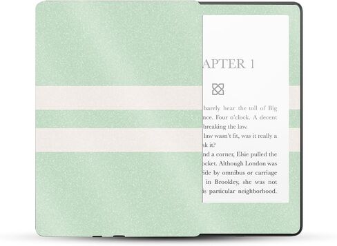 غلاف MightySkins اللامع المتوافق مع Amazon Kindle Paperwhite 5 مقاس 6.8 بوصة الجيل الحادي عشر (2021) غلاف كامل - خطوط نعناع | لمسة نهائية لامعة واقية شديدة اللمعان | سهل التطبيق | صنع في الولايات المتحدة الأمريكية in Saudi Arabia