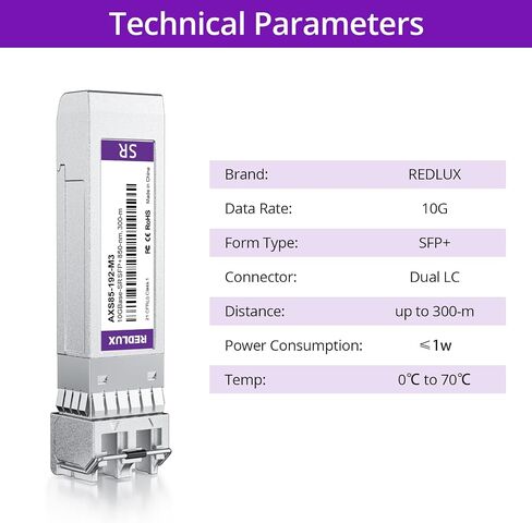 2.5/5/10G SFP+ to RJ45 Module, CAT.6a/CAT7 RJ45 Connector, up to 30m, 10GBase-T Copper Transceiver Compatible for Cisco SFP-10G-T, Ubiquiti UF-RJ45-10G, Meraki, Fortinet, Netgear, TP-Link, etc in Saudi Arabia