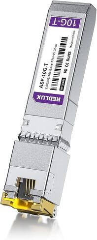 2.5/5/10G SFP+ to RJ45 Module, CAT.6a/CAT7 RJ45 Connector, up to 30m, 10GBase-T Copper Transceiver Compatible for Cisco SFP-10G-T, Ubiquiti UF-RJ45-10G, Meraki, Fortinet, Netgear, TP-Link, etc in Saudi Arabia