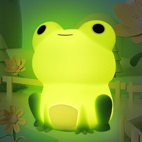 Attivolife Duck Night Light, Silicone Why Duck Lamp, Silica Gel Nursery Bedside Lamp with Dimmable Rechargeable, Best Decor for Bedroom Living Room Study, Creative Gift Idea for Baby Kids Friends