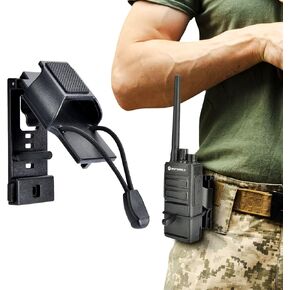 Radio Holster for Duty Belt, Tactical Radio Holder, Walkie Talkie Holder as Duty Belt Law Enforcement Accessories for Motorola, BaoFeng, Midland, Hytera Radios
