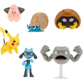 Pokémon Pack 6 Battle Figure Figures Set 7, Black, PKW3613
