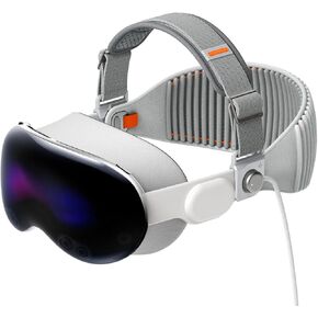 Spigen DR210 Padded Head Strap Designed for Apple Vision Pro HeadStrap - Charcoal Gray