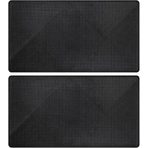 2 Pack Car Dashboard Anti-Slip Rubber Pad, Car Dashboard Non Slip Mat, Black Grid Anti Slip Sticky Pad for Cell Phone, Sunglasses, Keys Electronic Devices (7.5"x 4.7")