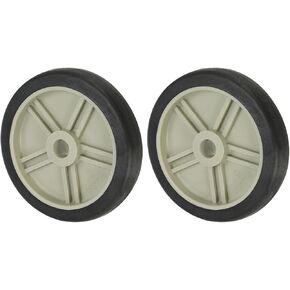 PATIKIL 5.6" Air Compressor Wheels, 2 Pack Universal Air Compressor Wheel Replacement Part with 0.6" Dia. Hole for Easy Mobility, Beige