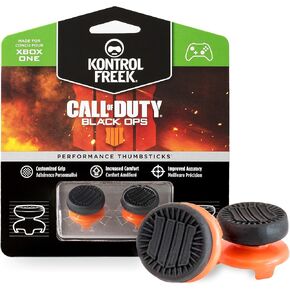 KontrolFreek Call of Duty: Black Ops 4 for Xbox One and Xbox Series X Controller | Performance Thumbsticks | 2 High-Rise | Black/Orange in Kuwait