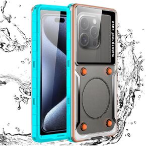 Waterproof phone Case,Touchscreen 6FT waterproof phone pouch,beach bag for iPhone/Samsung/Google/LG/XIAOMI/ONEPLUS, 6.9inchs blue
