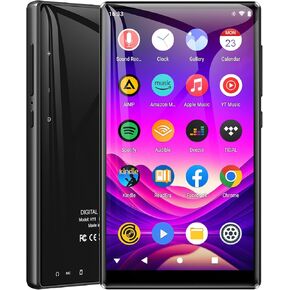 80GB MP3 Player with Bluetooth and WiFi，MECHEN 5" IPS Touch Screen 1080P Music Player with Spotify，Deezer，Pandora，Amazon Music，Android Streaming MP3 Player with Audible，HiFi MP4 Player with Speaker
