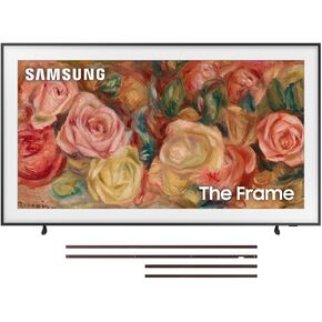 SAMSUNG QN43LS03DAFXZA 43 Inch The Frame 4K Smart Quantum HDR TV with a VG-SCFA43BWB 43 Inch The Frame Customizable Bezel - Modern Brown (2024)