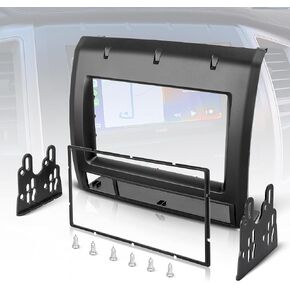 Double DIN Radio Installation Dash Kit Fits for 2005-2011 Toyota Tacoma, Aftermarket Radio Dash Stereo Mounting Installation Trim Bezel Bracket Kits