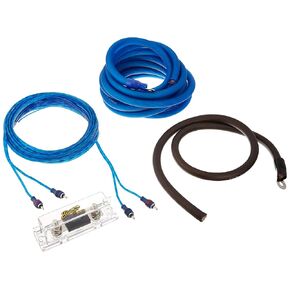 STINGER SSK0 1/0Ga 1500W Complete Wiring Kit, Black/Blue, 12.75" x 10.5" x 3.5"