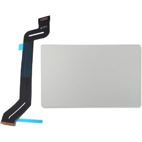 Touch Trackpad with Trackpad Flex Cable Replacement for MacBook Pro 15"" Retina (2016-2017) A1707 and (2018-2019) A1990 (Silver)