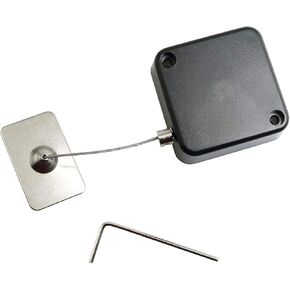 Automatic Retractable Anti-Theft Cable Case 44X16mm Hardware Security Cable Lock Anti Theft Combination for Tablet, Mobile Phone, Remote Control