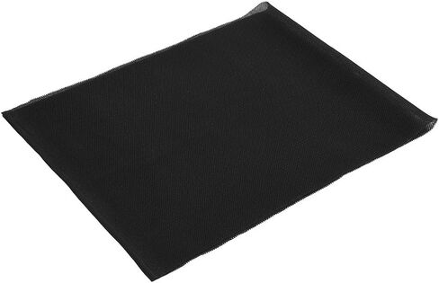 ASHATA Speaker Grill Cloth 1.4m x 0.5m Speaker Mesh Cloth Stereo Fabric Speaker Sunproof Protective Grille Cover/Protector (55 x 19.68in - Black) in Saudi Arabia