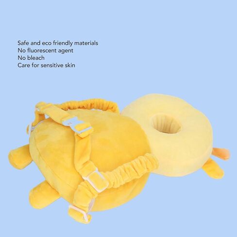 Cartoon Baby Head Protector Backpack, Soft, Breathable, and Adjustable, for 0-3 Years Old(Moose) in Saudi Arabia