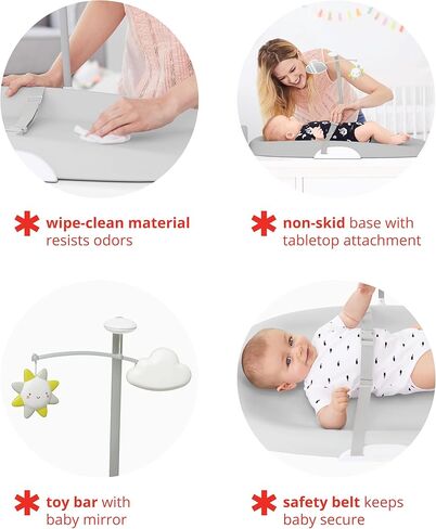 وسادة تغيير الحفاضات القابلة للتنظيف على طراز الحضانة من سكيب هوب - شوفان in Kuwait