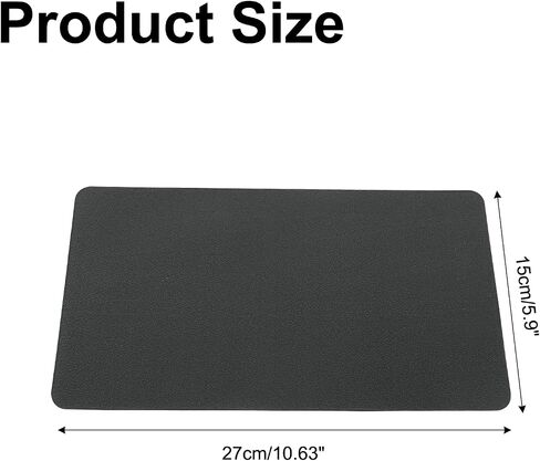 Black Car Dashboard Anti-Slip Mat, 27 x 15 cm Universal PVC Non-Slip Pad for Car Dash Accessories (Medium Size/Non-Adhesive/Car Texture) in Saudi Arabia