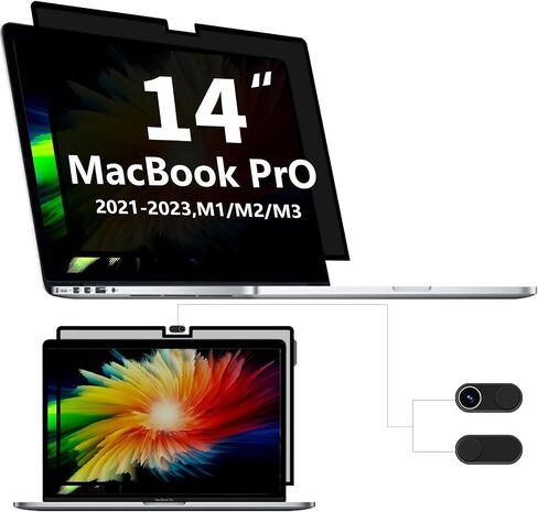 Privacy Screen Protector for MacBook Pro 13 inch, Removable Privacy Screen Filter for MacBook Air 13 Inch (2018-2021, M1) & MacBook Pro 13 In (2016-2022, M1, M2),Anti Fingerprint/Anti Blue Light Glare in Saudi Arabia