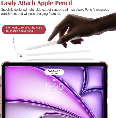 TiMOVO for iPad Air 11 Inch Case M2 2024, iPad Air 6th Generation Case/iPad Air 5th Generation 2022/Air 4th 2020 10.9 Inch, Slim Hard Translucent Back Shell Cover Fit iPad Air Case, Abyss Blue in Kuwait