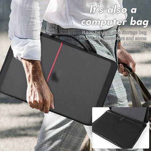 Laptop Sun Shade, Laptop Sun Glare Shield Privacy Screen Hood Laptop Sunshade Bag for Working Outside Outdoor Foldable Laptop Shield Cover Outside 12-14''(Patent Pending) in Saudi Arabia