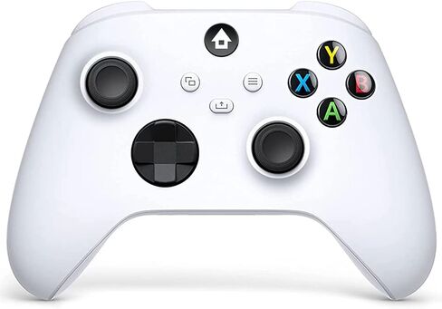 وحدة تحكم لاسلكية ewnol متوافقة مع أجهزة Xbox One وXbox Series X/S وXbox One X/S وWindows PC ووحدة تحكم الألعاب مع محول 2.4 جيجا هرتز ومقبس سماعة الرأس - أبيض in Kuwait