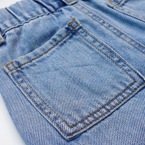 KIDSCOOL SPACE Baby Little Big Boys Shorts,Girls Ribbed Elastic Waist Summer Half Pants Cargo Jeans in Saudi Arabia