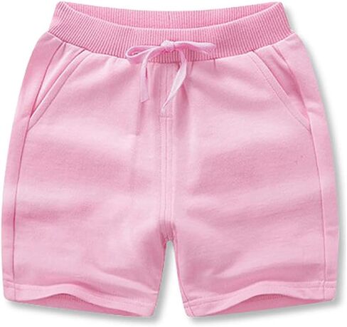 Toddler Baby Boys Shorts Summer Solid Cotton Short for Kids Girls Childrens Sport Jogger Shorts Casual Pants in Saudi Arabia