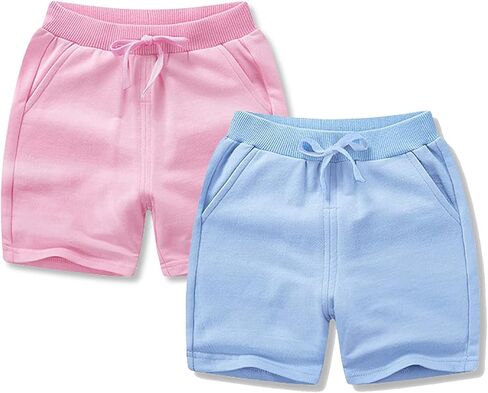 Toddler Baby Boys Shorts Summer Solid Cotton Short for Kids Girls Childrens Sport Jogger Shorts Casual Pants in Saudi Arabia